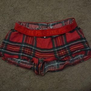 PINK victoria’s secret Xs Christmas sleep shorts